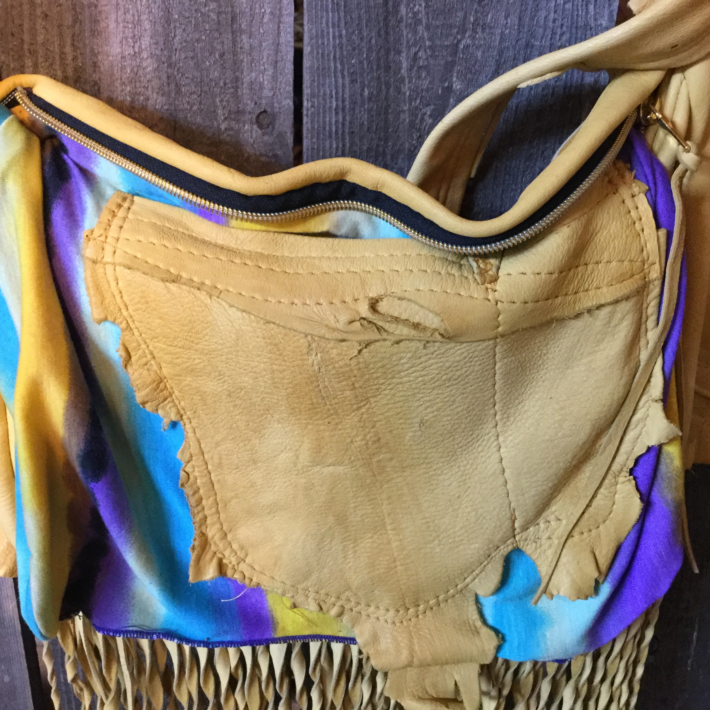 Purse - Buttercup Deerskin Fringed Bag - Raw & Edgy Designs | Deerskin Leather Jackets & Vests